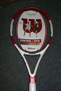 Wilson Six One 95L Tennis Racquet Grip Size 4 3/8