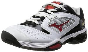 Mizuno  Tennis Shoes WAVE IMPERIAL MC 61GB1420  White X red X black New