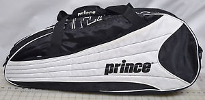Prince 2013 6 Pack Black/White Tennis Bag