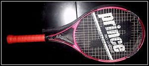 Prince Wimbledon Sharapova Tennis Racket & Racquet ZIPPER CASE NEW GRIP Free S&H