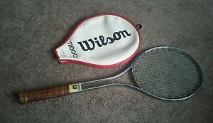 WILSON T2000 Metal Tennis Racquet Made In USA With Cover