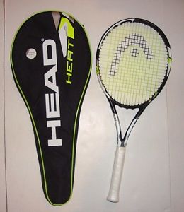 HEAD HEAT TENNIS RACQUET Racket INNEGRA Small / Medium GRIP SIZE 4 1/4"-2 w/ BAG image 1