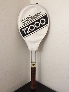 Wilson T2000 T-2000 Jimmy Conners 1967 Tennis Racquet VINTAGE