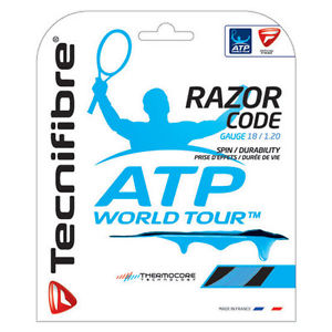 Tecnifibre Razor Code, 18 Gauge, Blue, PACKS OF 2, NWT