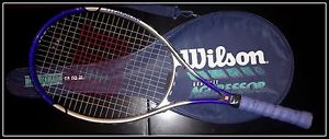 Wilson Fusion Titanium Tennis Racket & FULL Racquet ZIPPER CASE COVER Free SHIP!