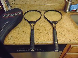 Pair of DUNLOP  MCENROE Midsize 421/4 1/4 L in case