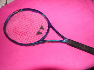 Wilson Pro Staff lite 5.8 si Tennis Racquet blue,110 sq in  estate sale