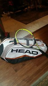 Head tennis racket and bag