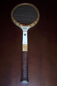 Wilson Jack Kramer Autograph Pro Staff Wood Racket, 4 1/2" Vintage; Collectable