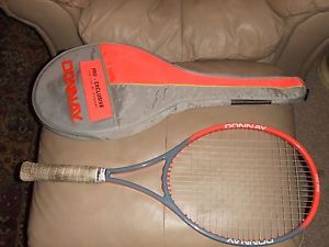 DONNAY PRO ONE LIMITED EDITION OVERSIZED RACQUET /w SFT CASE 4-5/8 GP EX CN