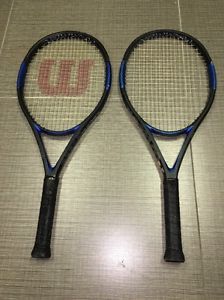 2 Wilson H4 Hammer Tennis Racquet Carbon Matrix LOT