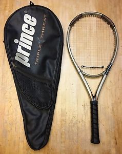 Prince TT Triple Threat RIP OS 115 Tennis Racquet 4 1/4 (WITH Case)