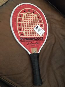 NEW POWERPADDLE Brian Lee Racquet Venice CA. Paddle Tennis Power Paddle Sports