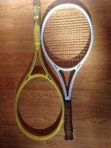 Lot Of 2 Prince Spectrum Comp 90 & Limited Edition Midsize Tennis Racquets 1986