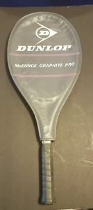 Vintage Dunlop John McEnroe Series Tennis Racquet 4 5/8 Graphite Pro