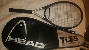Head Ti S5 Comfort Zone Performance Tennis Racquet with cover.