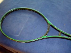 PRINCE POG ORIGINAL GRAPHITE SINGLE STRIPE TENNIS RACQUET 4 1/4
