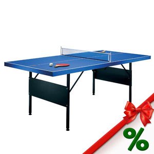 Set tennis de table pliant ping pong complet avec raquettes balles & filet neuf