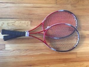 HEAD Prestige MP Youtek Tennis Rackets. Lot Of 2. 4 3/8 Leather.