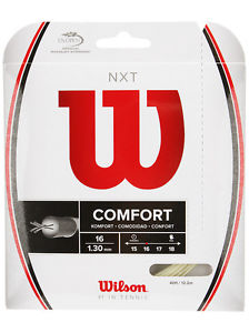 NEW Wilson Comfort NXT Tennis String 16 Natural