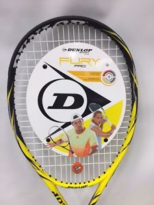 NEW - Dunlop Fury Pro strung tennis racquet #3 Size 4 3/8"