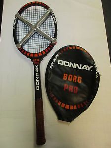 Vintage Donnay Bjorn Borg Pro Wood Tennis Racquet, Made in Belgium,Tomasetti