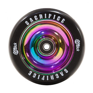 Sacrifice Tâche D'huile Roue De Scooter & Roulement Metal Core Néochrome 110mm
