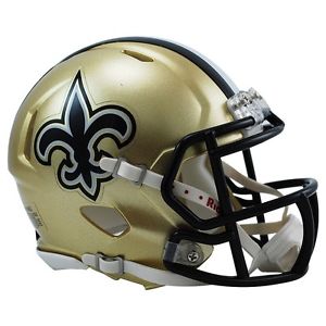 Riddell New Orleans Saints Football Américain NFL Vitesse Mini Casque