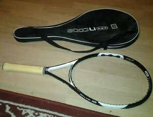 Tennis racket with case