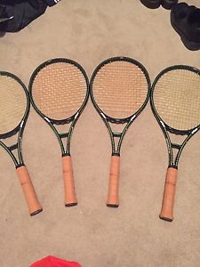 Prince Graphite Classic 100 (lot of 4) in 1/2 Grips