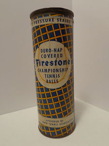 Firestone Tennis Ball Tin with Balls