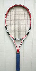 BABOLAT PURE STORM TOUR GT tennis racquet- LUXILON ELEMENT STRINGS!