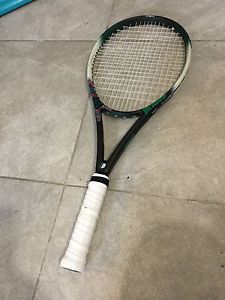 Prince ThunderLite MidPlus 95 4 3/8 Tennis Racquet Racket Black Green Good