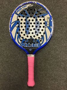 Wilson Xcel4 0/8 Platform Tennis Paddle (racquet racket padel killer grit 350g)