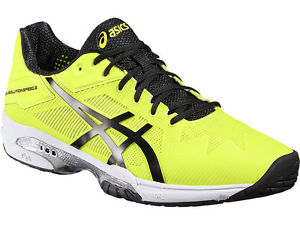 ASICS GEL Solution Speed 3 Men's Tennis Shoes - Yellow/Black - Reg $130