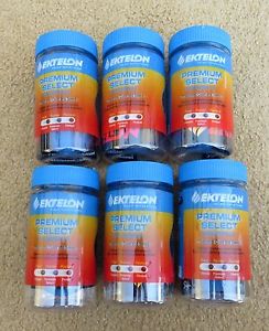 Ektelon Premium Select Racquetballs Cans (2 balls/can), 6 CANS, 12 balls, blue