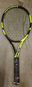 Babolat Pure Aero 2016 4 3/8 STRUNG Tennis Racquet 10.6oz 100sq inch head