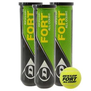 Dunlop Tenis Bolas Baile FORT ALL COURT para todos Áreas de juego NUEVO