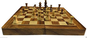 NEW 12"x12" HANDMADE TOP QUALITY WOODEN CHESS SET- GIFT ITEM