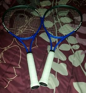 2 Head Titanium Ti.Conquest Tennis Rackets Racquets - Lot of Two 4 1/2