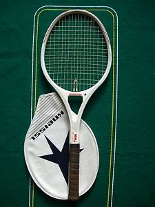 1980s Kneissl White Star Twin Midsize 92 Racket 4 1/2 Cover EXCL Austria