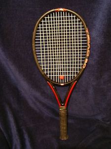wilson triad 5.0 tennis racket ! Oversize 4 5/8 grp ! NICE !