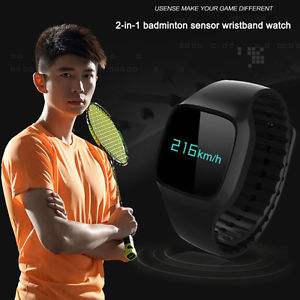 Usense Badminton Motion Sensor Sport Watch Training Aid Swing Analyzer Pedometer