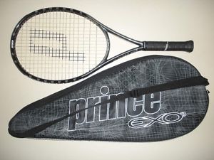 PRINCE EXO3 SILVER OS 118 TENNIS RACQUET  4 1/2  27.5"