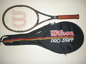 WILSON PRO STAFF 6.0 MIDSIZE 85 TENNIS RACQUET 4 5/8  ST.VINCENT (NEW STRINGS)