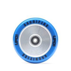 Sacrifice UFO HollowTech Roue De Scooter 120mm Bleu / Poli