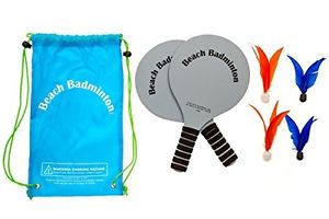 Beach Badminton Game With 2 LED And 2 Standard Birdies