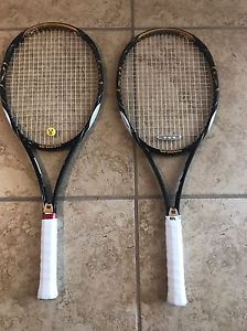 2 Wilson K Blade 98 Tennis Racquet, Both are 4 3/8