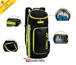 NEW Model YY Authentic Tennis Badminton Backpack Long Shoulder Bag (Black)