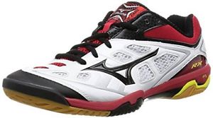 Mizuno badminton shoes WAVE FANG RX men 71GA1505 09 White  Black  Red 26.5cm
